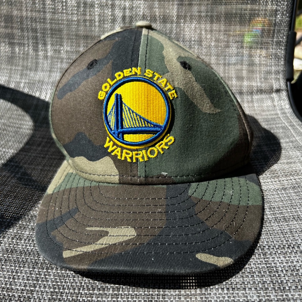 Golden state warriors camo hat SnapBack